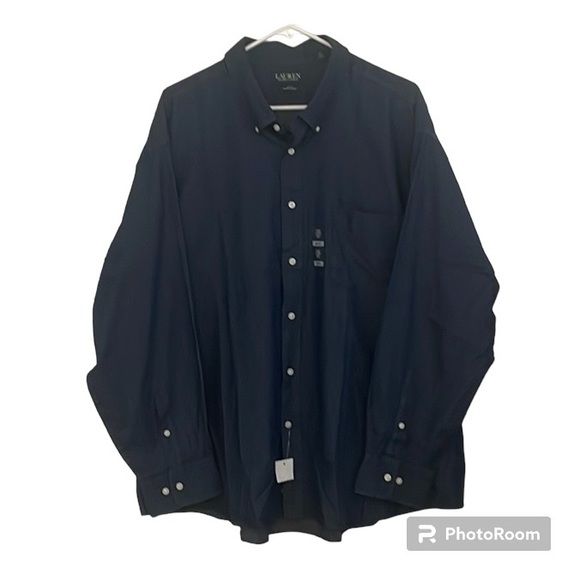 Lauren Ralph Lauren Size 18.5 - 34/35 (2XL) Big Fit Stretch Fit shirt. New w/tag - Picture 1 of 6